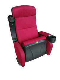 Κόκκινου χρώματος κινηματογράφων κινητό Armrest σύνθετο Vestee Surfance αποταμίευσης εδρών διαστημικό